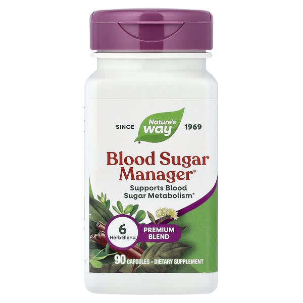 Nature's Way, Blood Sugar Manager, 90 Capsules