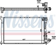 CITROEN XM YEARS 01051994-01102000 ESTATE CITRON XM (1994) 2.0 Radiator