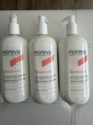 Noreva Sensidiane Soothing Micellar Lotion No Rinse Face and Eyes Lot of 3 