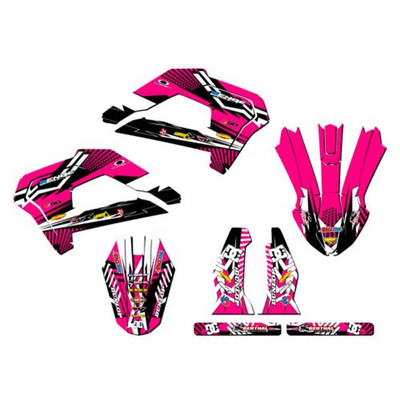 21-22 SRX CX 50 MAYHEM Pink Senge Grafik-Kit Kompatibel Mit Cobra