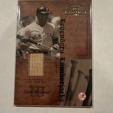 Donruss Classics 2004 Dave Winfield Yankees Bat Relic LB-29 #031/100