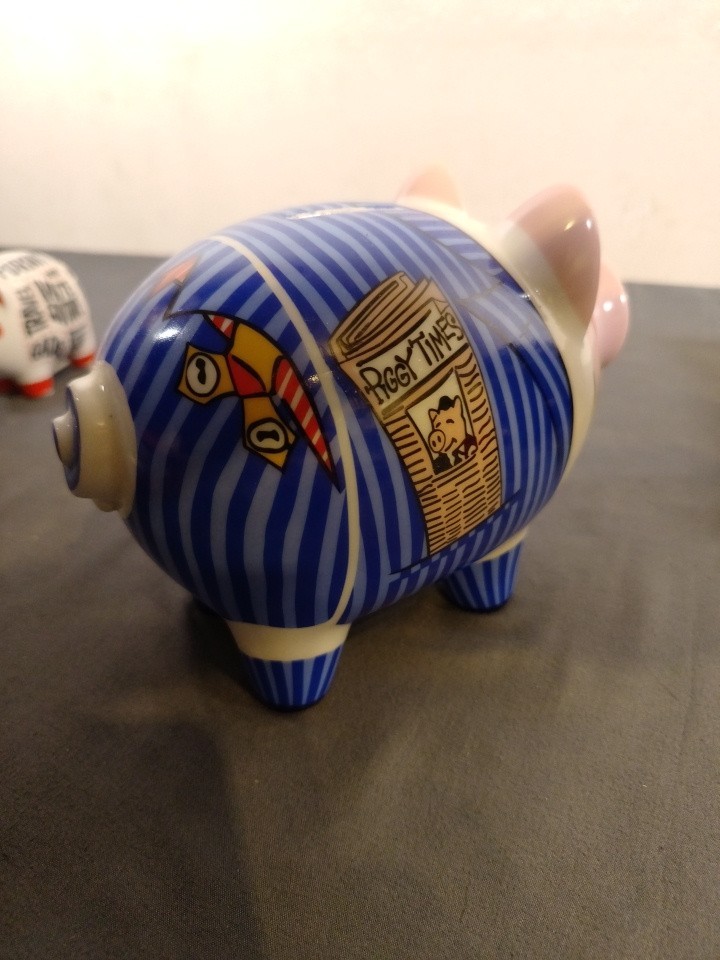 Ritzenhoff Sparschwein „Piggy Bank“ designed by Tim Davies 13cm Edel Schwein
