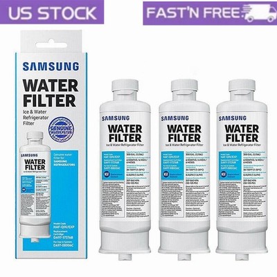 3PACK Genuine Samsung DA97-17376B HAF-QIN/EXP REFRIGERATOR Water Filter US Stock