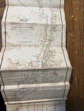 1839 The Tourist; Pocket Manual For Travellers On The Hudson River; W/map