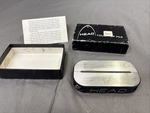 Vintage Head Ski Edge Tuning Touch Up File w/ Box, 2 Files & Instructions