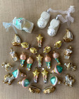 Department 56 Mini Glass Baby Ornaments and 2 Lg Carriage & Baby Shoes *Lot 28* — photo 1