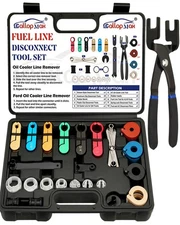 Fuel Line Disconnect Tool Set with Fuel and AC Disconnect Pliers - Master Qui...