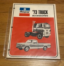 1973 Dodge Truck Accessories Catalog Moparchrysler Cans 73 Pickupvan