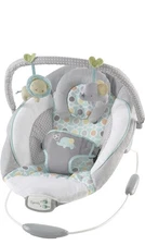 Ingenuity Soothing Baby Bouncer Infant Seat with Vibrations, -Toy Bar & Sounds