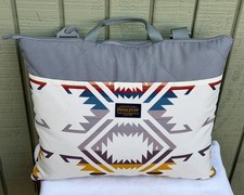Pendleton Excellent Zip-Up Outdoor Picnic Packable Retro Aztec Blanket 60x72in