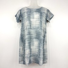 Eileen Fisher Dress Women PP Daze Sheer NWT 100 Silk Bateau Neck Beachy Coastal