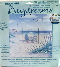 Dimensions Daydreams Counted Cross Stitch Kit 72713 Harmony Under Glass Beach
