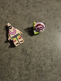 LEGO SpongeBob Mini Figure: Patrick And Gary, Set #3818 Undersea Party