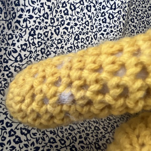 Set maglione bambino all'uncinetto abbinato imbottito leone amigurumi Giappone vintage MCM LEGGI - Foto 13 di 15