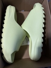 Adidas glow green slide size 11