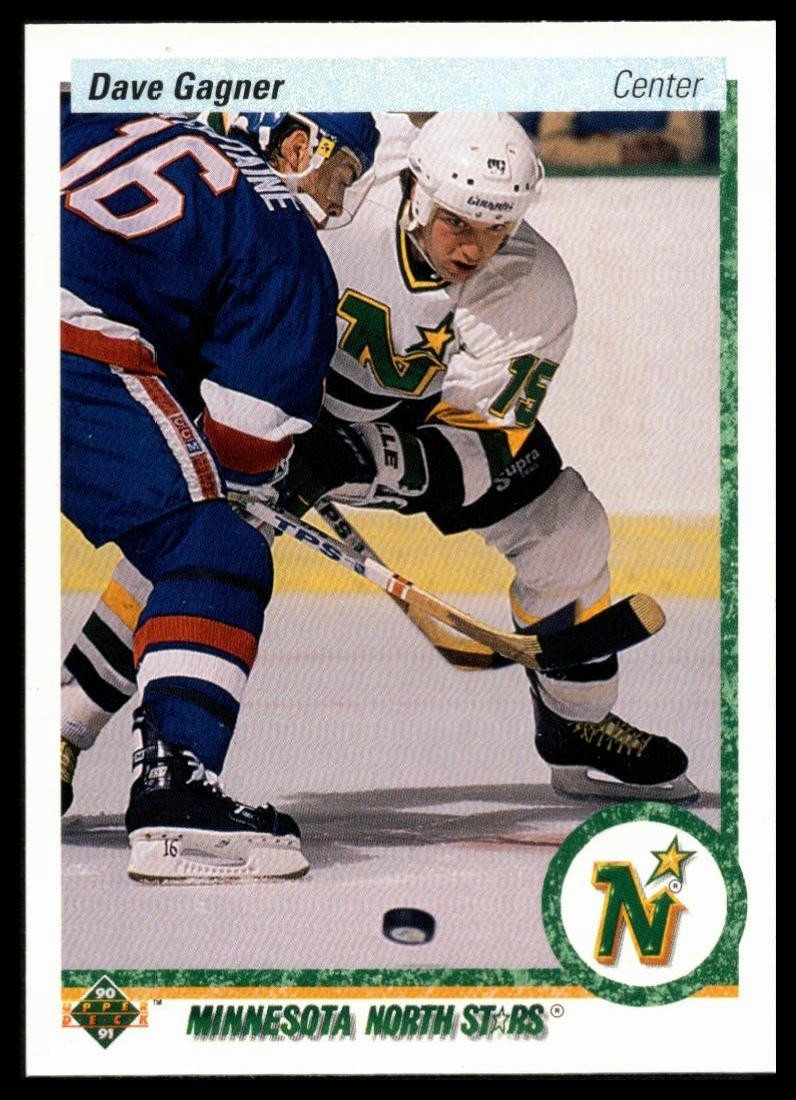 1990-91 Upper Deck #248 Dave Gagner Minnesota North Stars