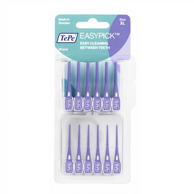 7317400024011 TePe EasyPick szczoteczki/wykałaczki międzyzębowe z etui XL Fiolet