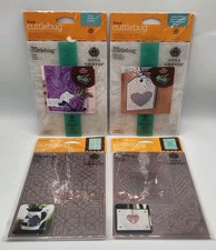New ANNA GRIFFIN Cuttlebug Embossing Folders Lot of 4 Aviary Celtic Link Cricut
