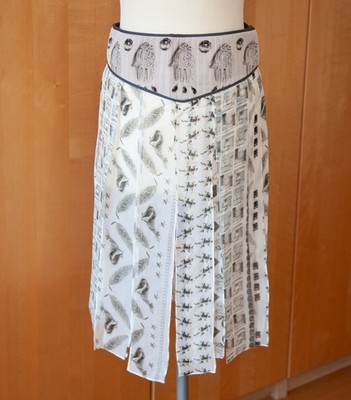 Emma Cook Silk Panel Wrap Skirt - UK 8
