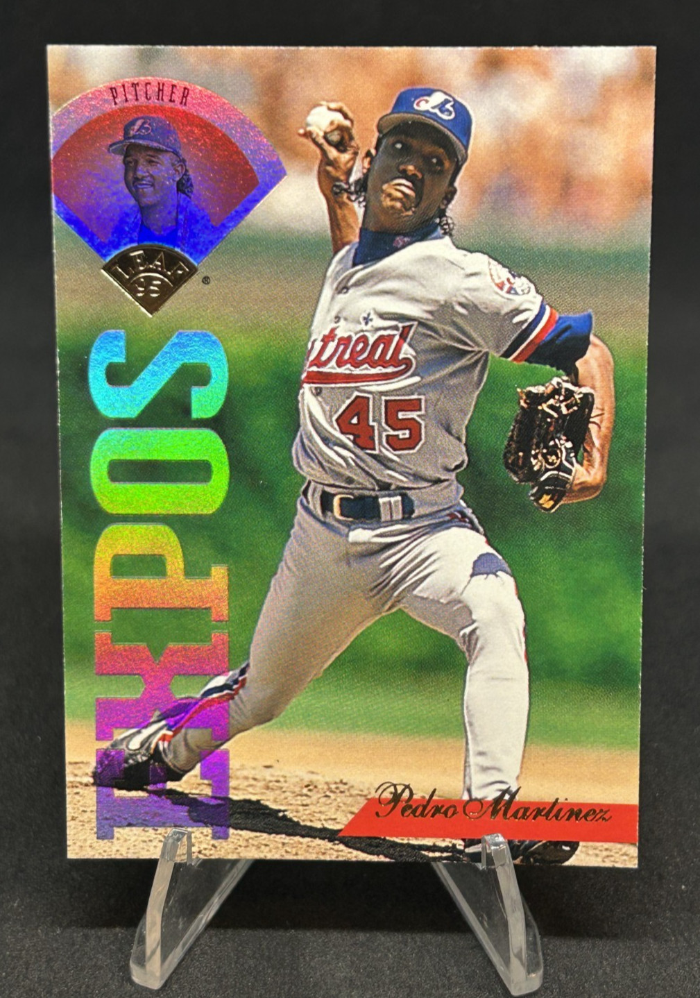 Pedro Martinez - HOF - 8 Time All-Star - 3 Time Cy Young Winner - 1995 Leaf # 88