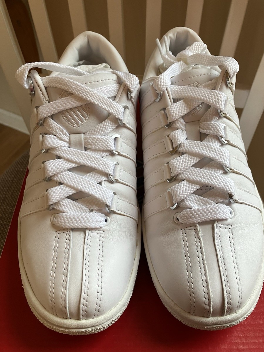 K-Swiss Women's Classic Luxury Sneaker White/White, Size 8 | eBay