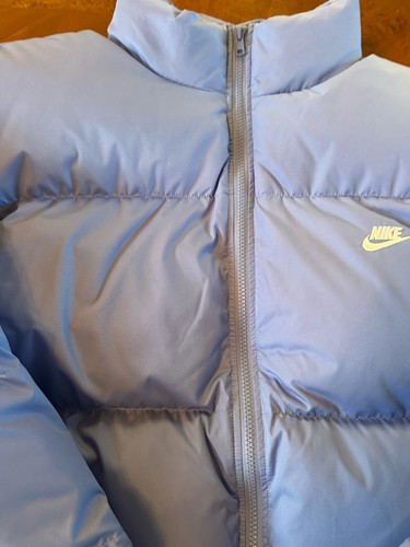 Nike Sportswear Club Puffer Men's Size XXL Baby Blue Jacket Pre Owned Excellent - Picture 4 of 13