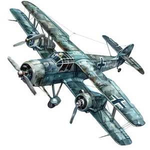 Military World War Planes Fighter Jet Bomber Aeroplane Self Adhesive Sticker