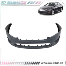 For Ford Fusion 2010 2011 2012 Plastic Black Front Bumper Cover Primed