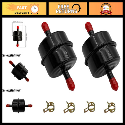 5/16'' Inline Fuel Gas Filter for UTVs, Fits Hisun, Massimo, Axis Models