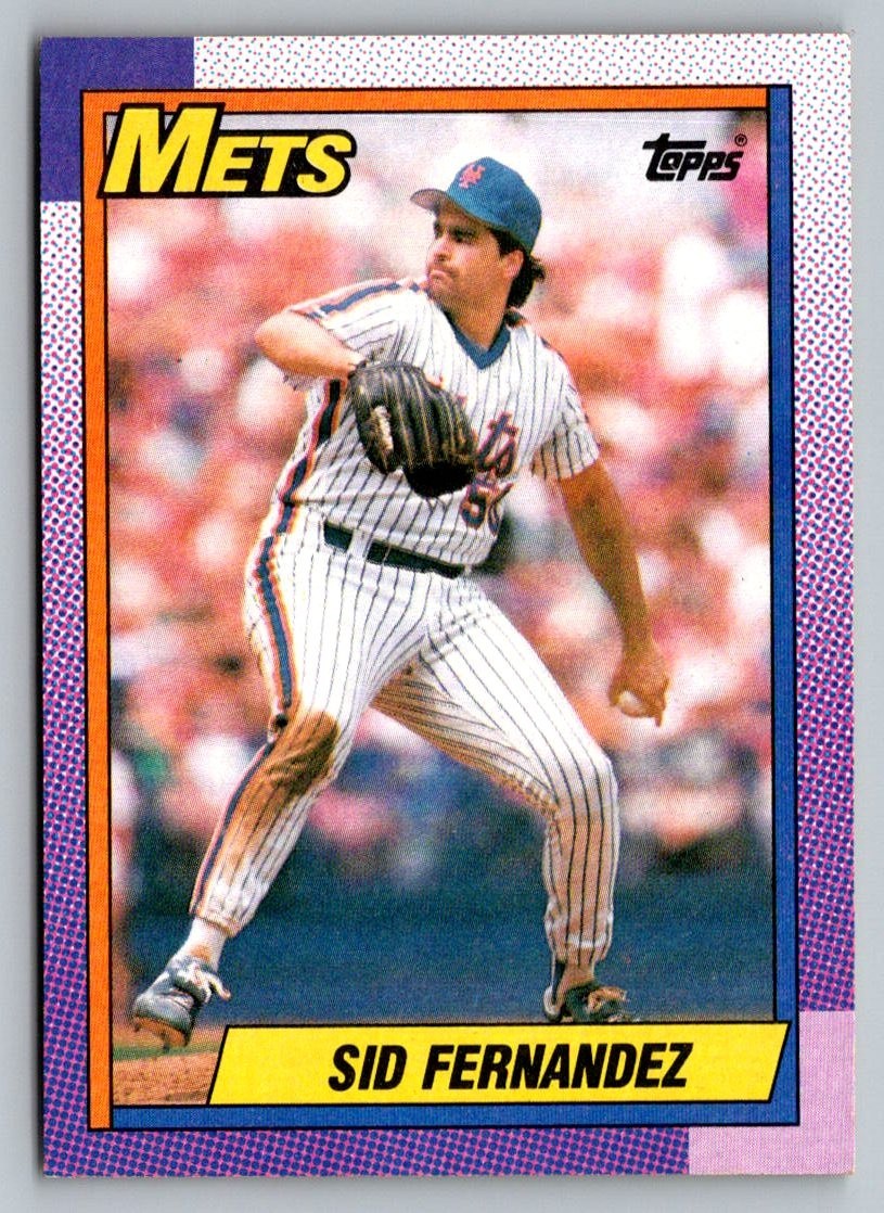 1990 Topps #480 Sid Fernandez New York Mets