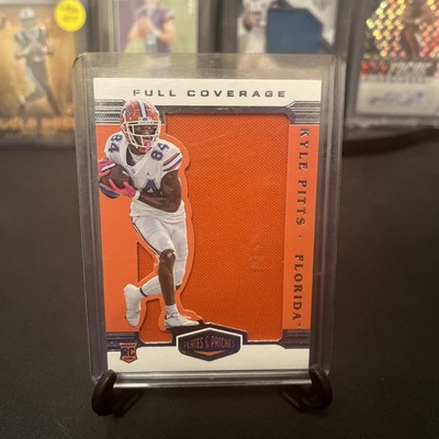 2021 Panini Chronicles Draft Picks Kyle Pitts Plates and Patches Full Coverage