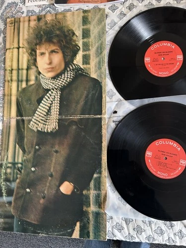 BOB DYLAN 1966 MONO 'Blonde On Blonde' Orig 1st Press VG+ to VG++ folk psych