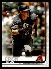  266 Kevin Cron 32 Arizona Diamondbacks 2019 Topps Baseball Sports Trading Card 