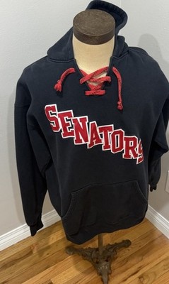 Vintage Ottawa Senators Black Eagle USA Hockey NHL Jersey Men XL