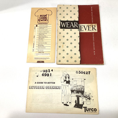 VINTAGE WEAR EVER MANUAL TURCO GUIDE & RECEPIES plus INSTANT COOKING REMEDIES