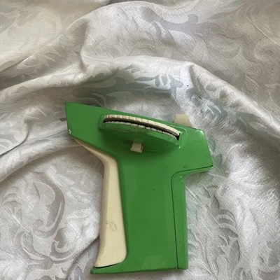 Vintage 1970s DYMO Label Maker Model 1720 | Retro Lime Green Embossing Tool