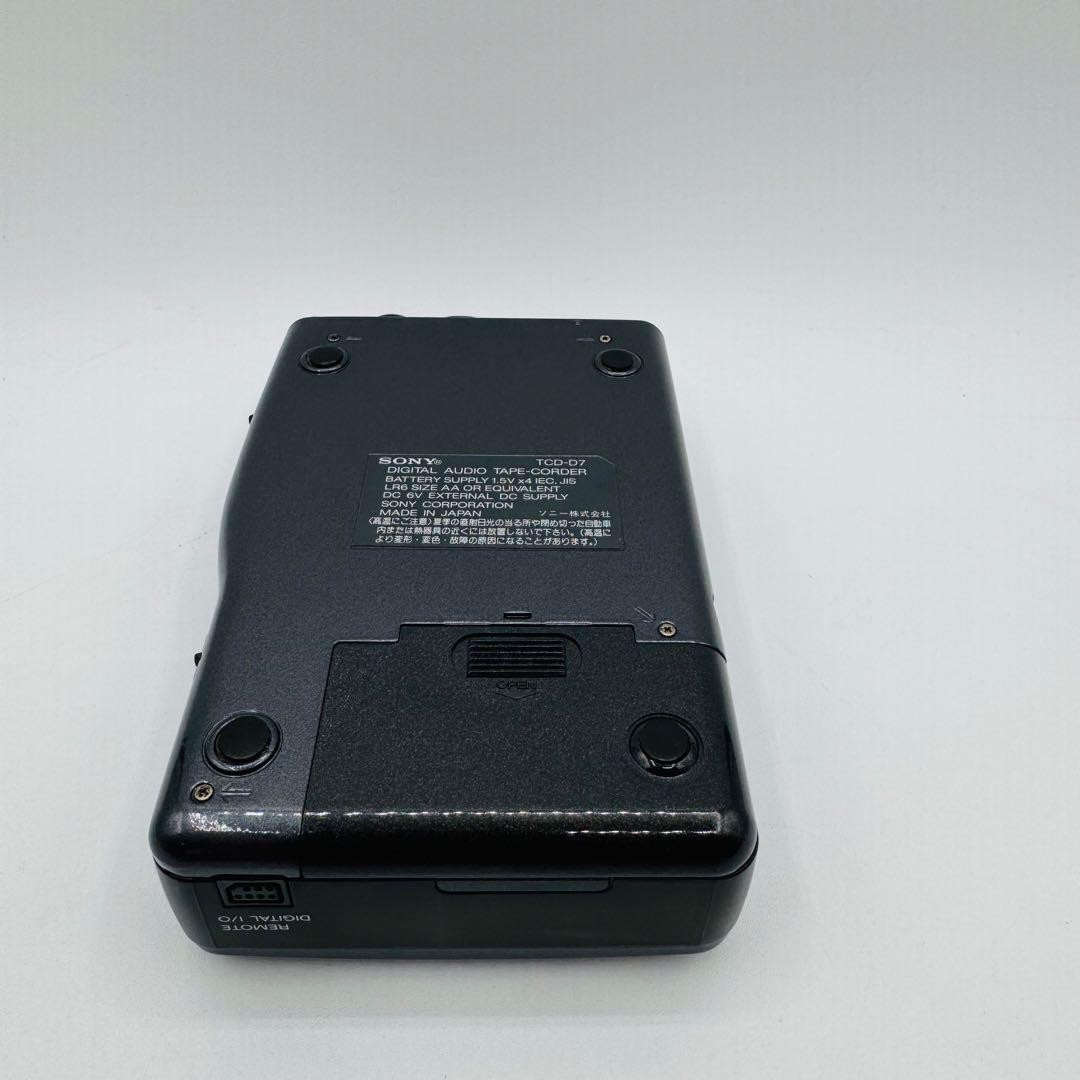 【極美品】SONY WALKMAN TCD-D7 ポータブルDATレコーダー SONY TCD-D7 DAT WALKMAN Portable Player Black JUNK | eBay