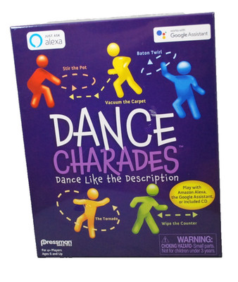 Dance Charades Game Pressman New CD/Alexa Game - NIB-Still In Plastic W/Tags