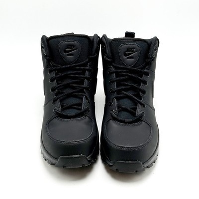 NEW* Men Nike Manoa Leather Boots Black / Black (HF7095 001  display picture 1