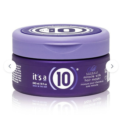 It's a 10 Silk Express Miracle Silk Hair Mask Standard Size 8 fl oz 240 ml