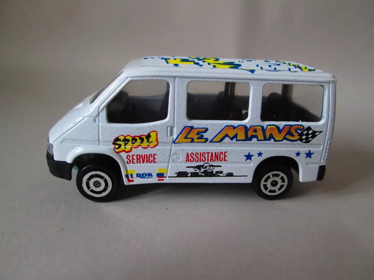 Majorette Mini Vans White Ford Transit Le Mans Service Van 243