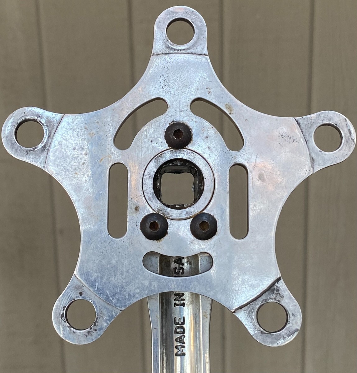 ODYSSEY Black Widow Euro クランクセット Vintage Odyssey Black Widow Euro Crank Set 155mm High Polish