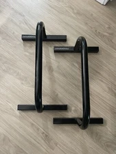 Fringe Sport Dip Station Heavy Duty Dip Stands / bar Stabilizer Workout Portable