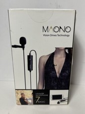MAONO Lavalier Microphone 7 Basic Omnidirectional Condenser Mic - NEW SEALED