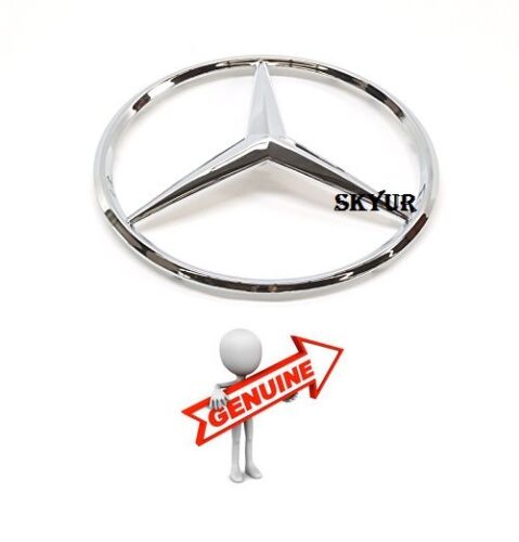 1998-2005 Mercedes W163 ML320 ML350 ML430 ML500 ML55 Front Grille Emblem GENUINE - Picture 2 of 3