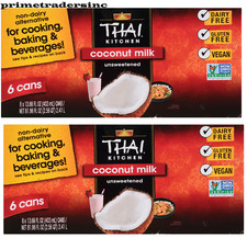 Thai Kitchen Unsweetened Coconut Milk 13.66 fl. oz. cans, 12 pk.