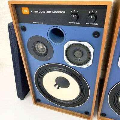 JBL 4312M Compact 3 Way LoudSpeaker Speaker Set Blue Line JBL 4312M Compact 3 Way LoudSpeaker Speaker Set Blue Line