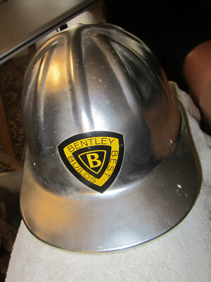 44 STC ad Willson Aluminum Hard Hat USA construction movie prop Bentley car VTG