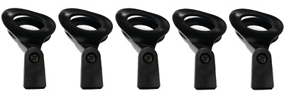 5x Adjustable Microphone Stand Mounts Holders Clips Shure SM58 SM57 58A Mics