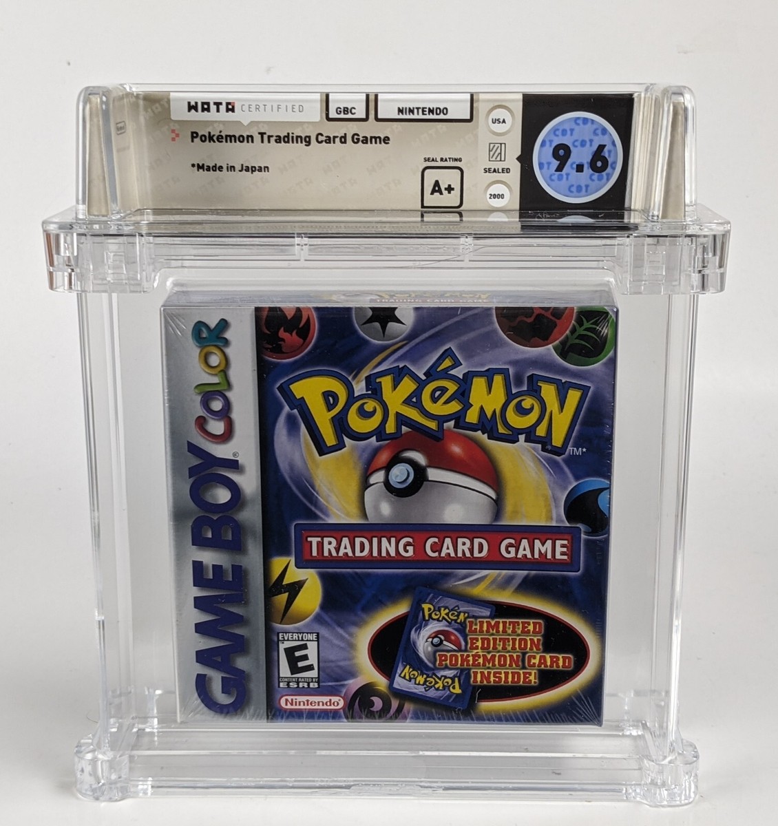 2000 Pokemon Trading Card Game Nintendo Gameboy Color WATA 9.6 A+